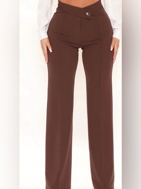 Wide-Leg Pants - brown ✨BUNDLE AVAILABLE✨